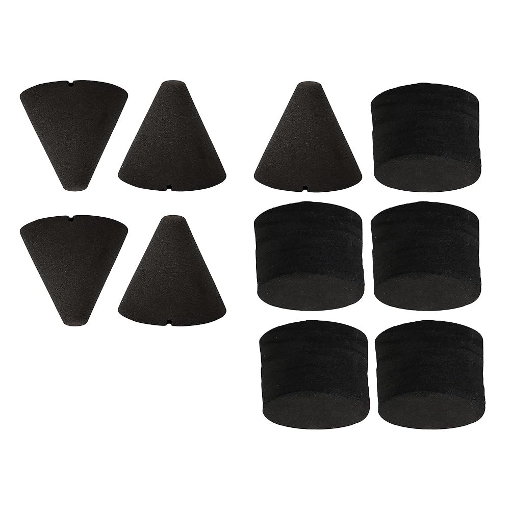 이부이 10Pcs 전자 드럼 피에조 트리거 폼 콘 실린더 패드 교체