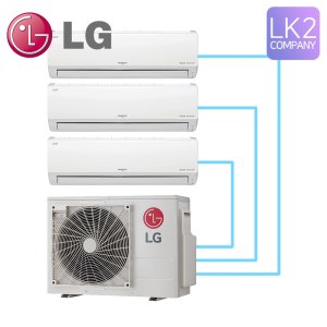 LG 엘지 1등급 벽걸이 에어컨 2in1 6평+6평 올인원 멀티형 3in1 4in1 5in1 조합가능 설치비별도  일반배관형  LG 1등급 6평+6평+6평 3in1에어컨