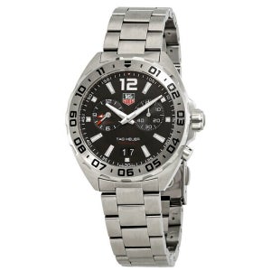 태그호이어 WAZ111A BA0875 남성 메탈 시계 태그 포뮬러 블랙 다이얼 Formula 1 Black Dial Men s Watch