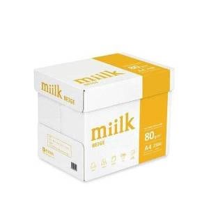 밀크 밀크 눈이 편한 베이지 미색 복사용지 A4용지 A4 80g 2500매 1박스 SAMU(G)