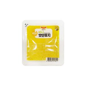 일가 슬림 미니단무지 130g 업소용 배달용 1회용 슬라이스 단무지