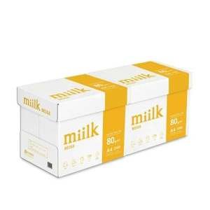 밀크 밀크 눈이 편한 베이지 미색 복사용지 A4용지 A4 80g 5000매(2500매x2박스) SAMU(E)