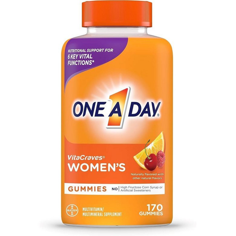One A Day Women’s <b>VitaCraves</b> 원어데이 <b>우먼스</b> 여성 비타크레이브스 멀티비타민 구미  1개  170정