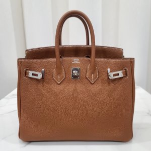 에르메스 벌킨 25 골드 은장 C각인