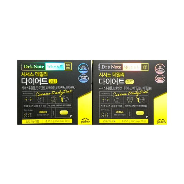 팔레오 <b>닥터스</b>노트 시서스 데일리 850mg x 60정  1개