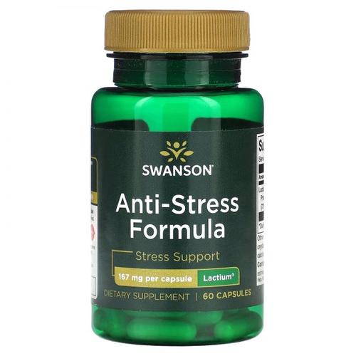 Swanson, <b>안티 스트레스 포뮬라</b>, 167mg, 캡슐 60정