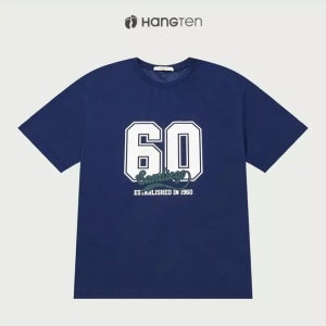 행텐 넘버 그래픽 오버핏 반팔 티셔츠 10520-031-419-31
