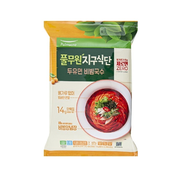 얇은 두유면 비빔국수 제품 이미지