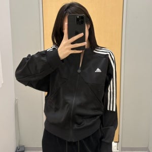 아디다스 져지 트랙 자켓 IS4345 블랙 WOMENS