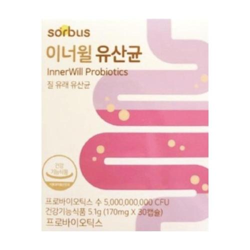 <b>소버스</b> 이너윌 <b>질유산균</b> 여성 소비스 프로바이오틱스 DJ