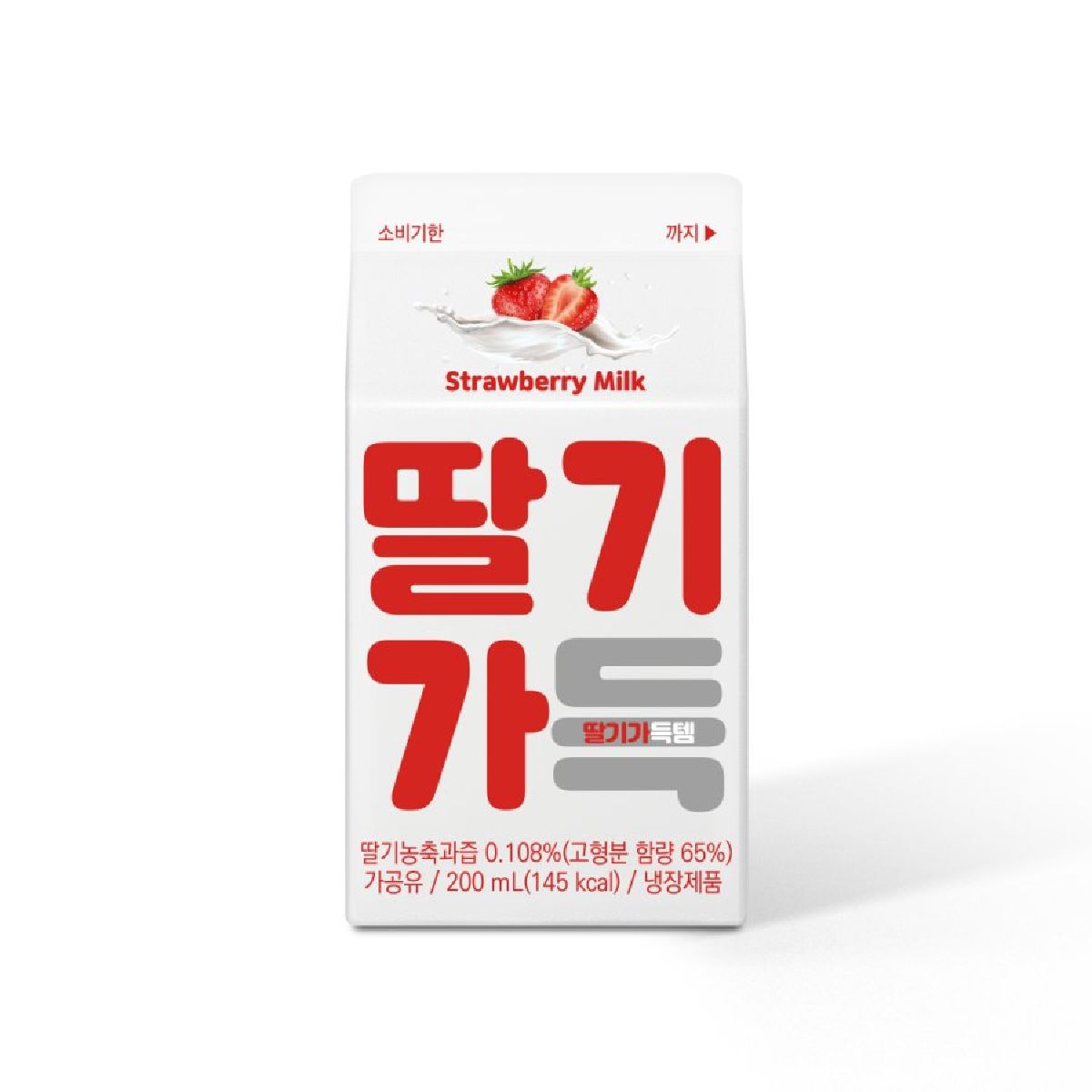 부산우유 딸기가득 성분 분석