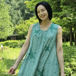 민소매 롱 섬머 원피스, 마루방