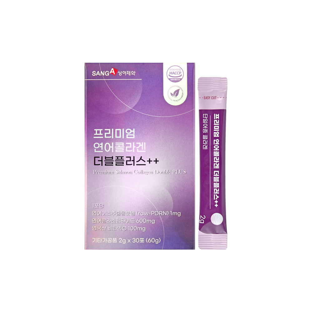 상아제약 프리미엄 연어콜라겐 더블플러스 2g x 30포, 6개