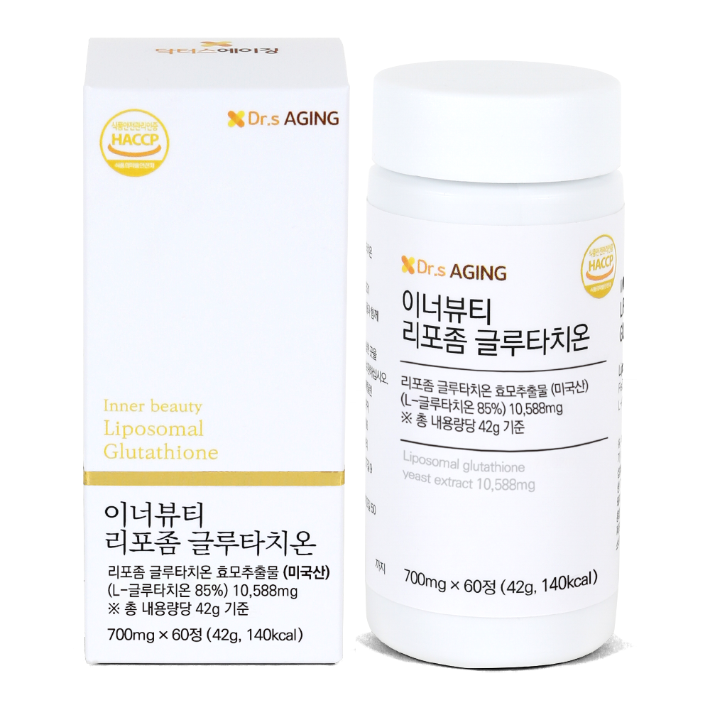 닥터스에이징 이너뷰티 리포좀 <b>글루타치온</b> 700mg x 60정, 1개