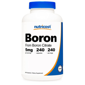 Nutricost Boron 보론 5mg 240캡슐 1개