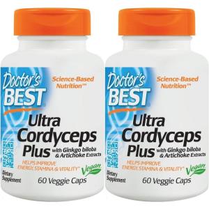 Doctors Best <b>닥터</b>베스트 울트라 코디셉스 플러스 동충하초 60캡슐 2팩