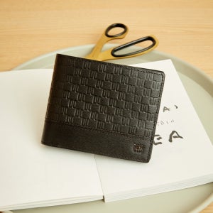 [닥스 액세서리 남성] [스테디셀러]브라운 DD로고 소가죽 반지갑 WBWA4F731W3