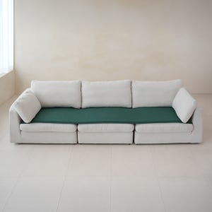 [라익디스] 시어서커 소파패드 그린 냉감 논슬립 2인/3인/4인/돌소파