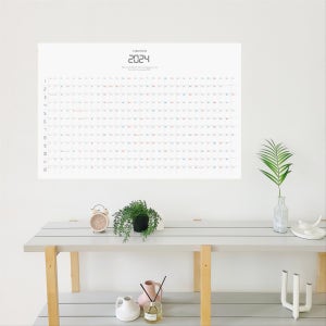 2024년 달력 당일출고 1년 대형 포스터 캘린더, 아임유어조이