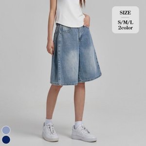 포레스트핏 버뮤다 워싱 핀턱 5부 반바지 (J2516)