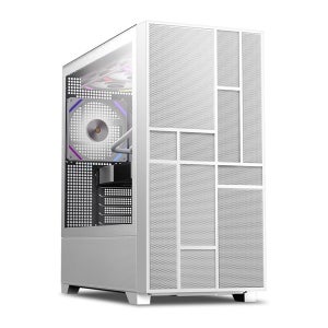 마이크로닉스 WIZMAX ML-360 WIDE BTF 미들타워 케이스 화이트