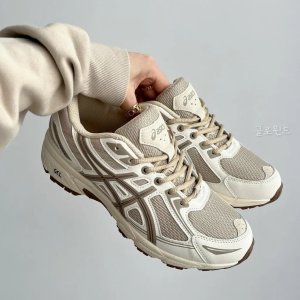 아식스 젤 벤쳐 6 여성용 운동화 크림 베이지 브라운 1012B359-250
