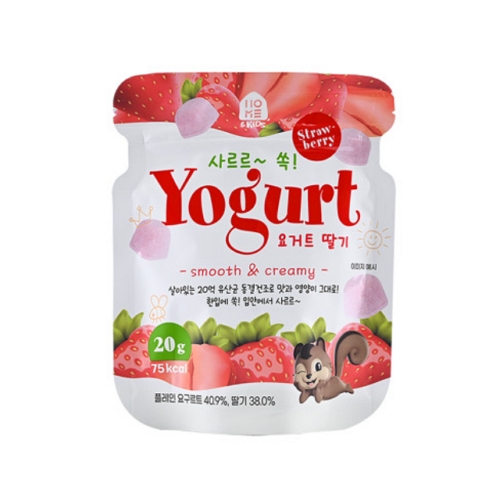 홈앤키즈 사르르쏙 요거트 딸기 성분 분석