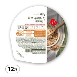 드시온 저당 파로 루피니빈 곤약밥 12박스