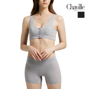 트라이 몸착 샤빌 버튼 브라팬티 세트