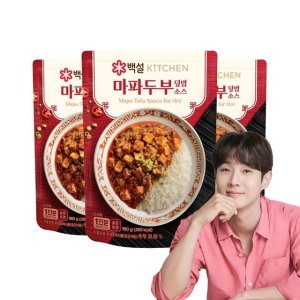 CJ제일제당 백설 마파두부 덮밥 소스 180g x3개