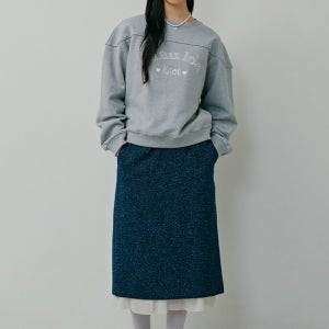 [이울라이][IULAI]이울라이 마우 맨투맨 멜란지 그레이(K1701765556668068NO01)