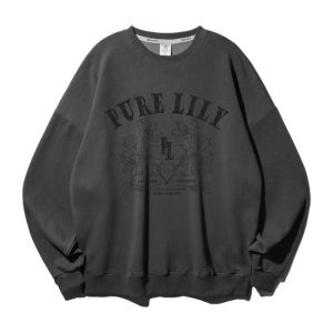 [ALVINCLO]앨빈클로 퓨어릴리 피그먼트 오버핏 맨투맨 MAR779 (2 COLOR)(K1700715131927039GY01)