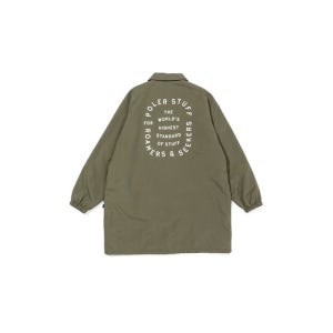 [POLER STUFF]롱 코치 자켓 OLIVE(K1726039575653058NO01)