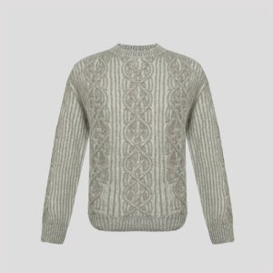 [빨 질레리][PAL ZILERI]빨질레리 울혼방 다잉 케이블 니트 라이트베이지 PNDBKT66A(K1729240663051092NO01)