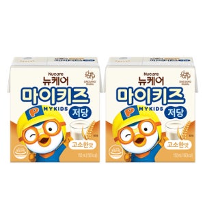 [본사공식몰] 뉴케어 마이키즈 저당 고소한맛 150ml*48팩 어린이 아기 균형 영양음료 간식 밥안먹는 아이  영양소 뉴케어 마이키즈