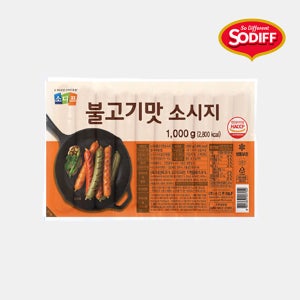 소디프 불고기맛소시지 1kg 5팩