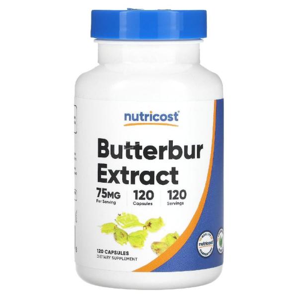 뉴트리코스트 뉴트리코스트 머위 추출물 Butterbur 75mg 120캡슐 기본