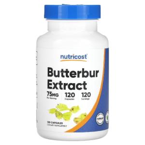 뉴트리코스트 뉴트리코스트 머위 추출물 Butterbur 75mg 120캡슐 기본
