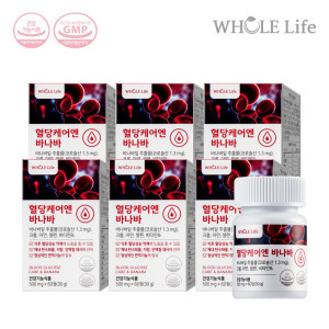 <b>홀라이프</b> 혈당케어엔 바나바 60정 x 6병(12개월분)