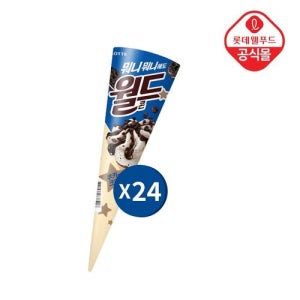 [롯데웰푸드][롯데] 월드콘 쿠앤크 24개 세트_510000245_ONE_24 [갤러리아]