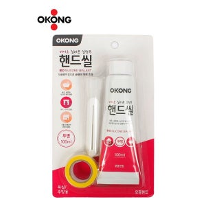 [한아름리빙] 오공 바이오 핸드씰 투명 욕실용실리콘 타일보수_5451