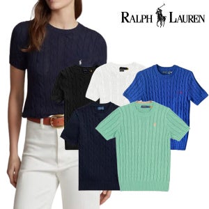 [폴로 랄프로렌] 폴로 랄프로렌 여성 케이블 반팔니트