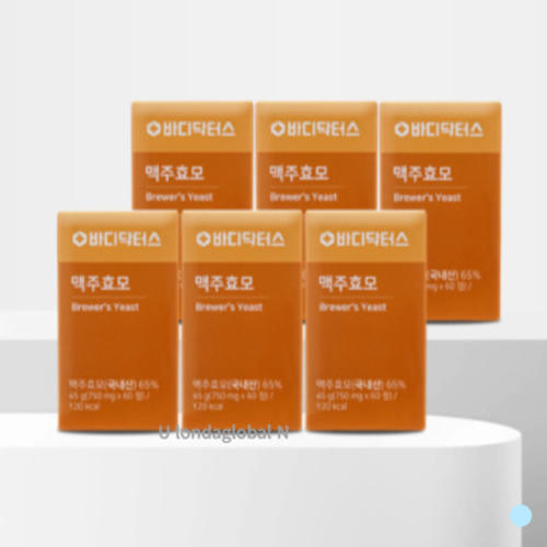 <b>바디닥터스 맥주효모</b> 두피 모발 건강 6개월분