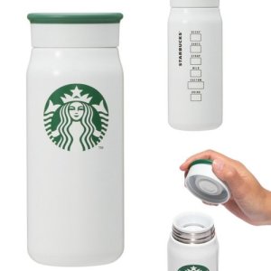 일본 스타벅스 스텐소재 미니 텀블러 보틀 화이트 355ml