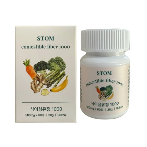 스톰 <b>식이섬유</b>정 1000 500mg x 60정, 4개