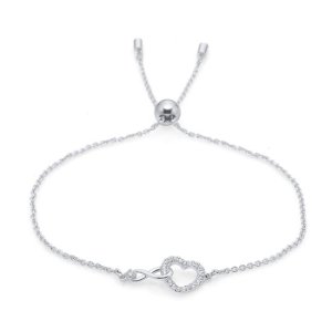 스와로브스키 5524421 Infinity Heart 하트 팔찌