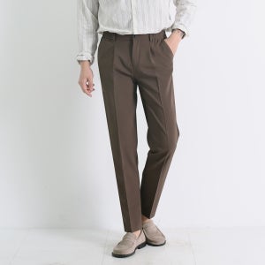 [1+1 event] 허리밴딩 원턱 10부 슬랙스 (45767)