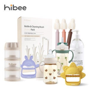 하이비 (증정품기획)하이비 육아용품 끝짱모음전 세척솔 3p+3p/세정제/젖병 100%국내제조 육아준비 끝