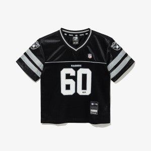 NFL 라스베이거스 레이더스 폴리에스터 티셔츠 블랙 14681082