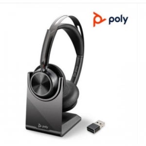 [HP]Poly Voyager Focus2 UC 폴리 보이저 포커스2 UC 블루투스 헤드셋 차징스텐드포함 MS Teams [77Y87AA]